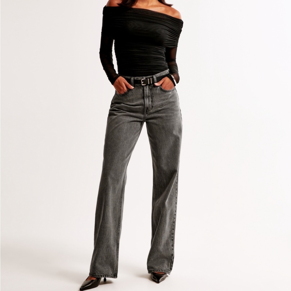 Abercrombie & Fitch Gray Women's Jeans